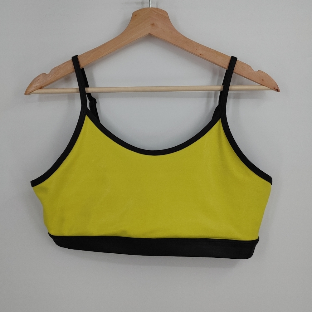 ZYIA Yellow and Black Sports Bralette